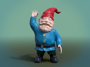 garden gnome pbr Modelo 3D
