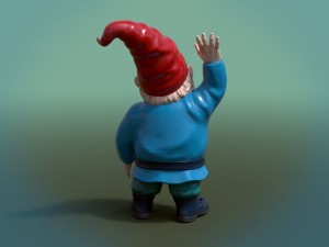 garden gnome pbr 3Dモデル
