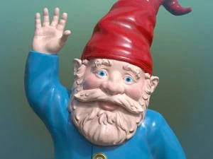 garden gnome pbr 3D Model