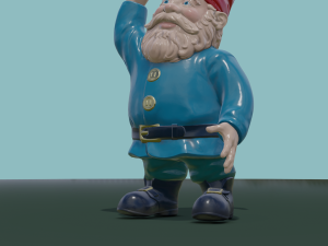 garden gnome pbr 3Dモデル