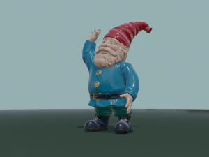 garden gnome pbr 3D Model