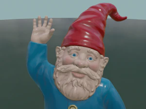 garden gnome pbr 3D Model