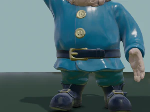garden gnome pbr 3D Model