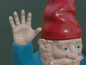 garden gnome pbr 3D Model