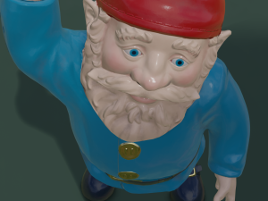 garden gnome pbr 3Dモデル