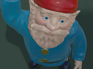 garden gnome pbr 3D Model