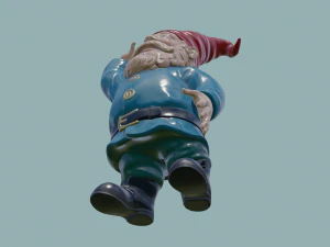 garden gnome pbr 3D Model