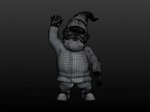 garden gnome pbr 3D Model