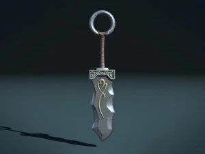 fantasy sword pbr 3D Model