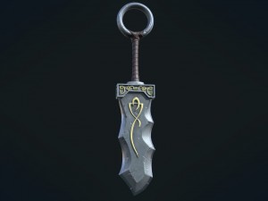fantasy sword pbr 3D-Modell