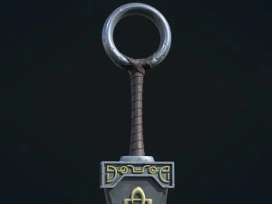 fantasy sword pbr 3D Model