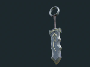 fantasy sword pbr 3D Model