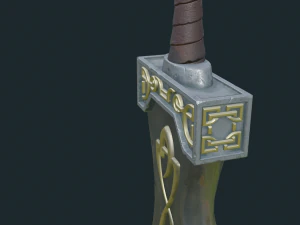 fantasy sword pbr 3D Model