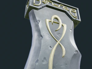 fantasy sword pbr 3D Model