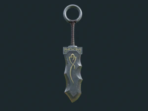 fantasy sword pbr 3D Model
