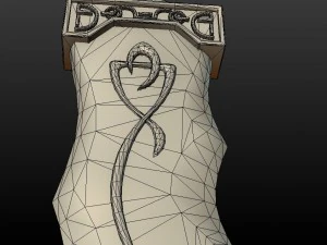 fantasy sword pbr 3D Model