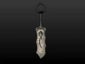fantasy sword pbr 3D Model