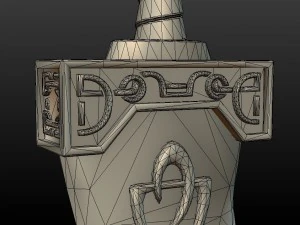 fantasy sword pbr 3D Model