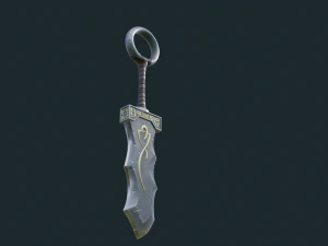 fantasy sword pbr 3D Model