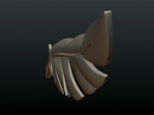 printable feather 3D प्रिंट मॉडल