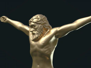 crucified jesus christ 3D Print Model