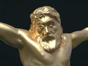 crucified jesus christ 3D प्रिंट मॉडल