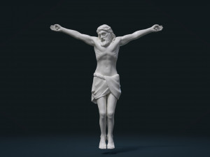 crucified jesus christ 3D प्रिंट मॉडल