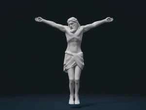 crucified jesus christ 3D Print Model