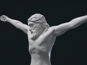 crucified jesus christ 3D प्रिंट मॉडल