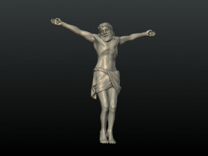 crucified jesus christ 3D प्रिंट मॉडल