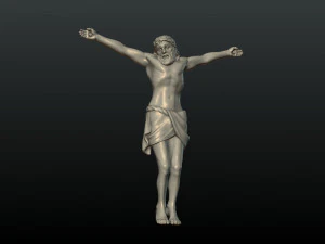 crucified jesus christ 3D Print Model