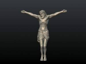 crucified jesus christ 3D प्रिंट मॉडल