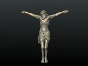 crucified jesus christ 3D Print Model