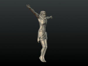 crucified jesus christ 3D प्रिंट मॉडल