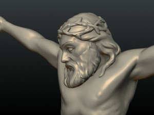 crucified jesus christ 3D प्रिंट मॉडल
