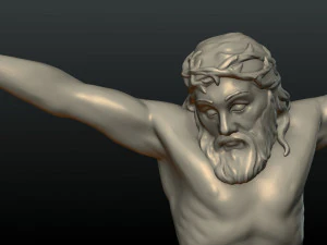 crucified jesus christ 3D Print Model