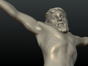 crucified jesus christ 3D प्रिंट मॉडल