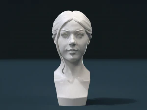 kız kafası 3D Baskı Modeli