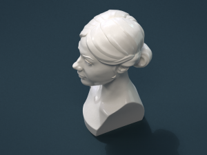 girl head 3D Print Model