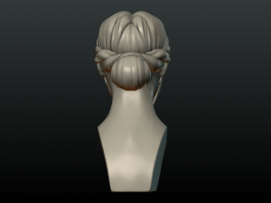 girl head 3D Print Model