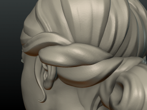 girl head 3D Print Model