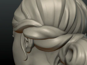 kız kafası 3D Baskı Modeli