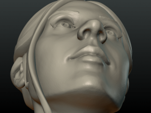 girl head 3D Print Model