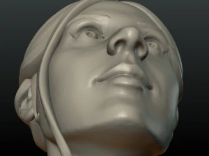 kız kafası 3D Baskı Modeli