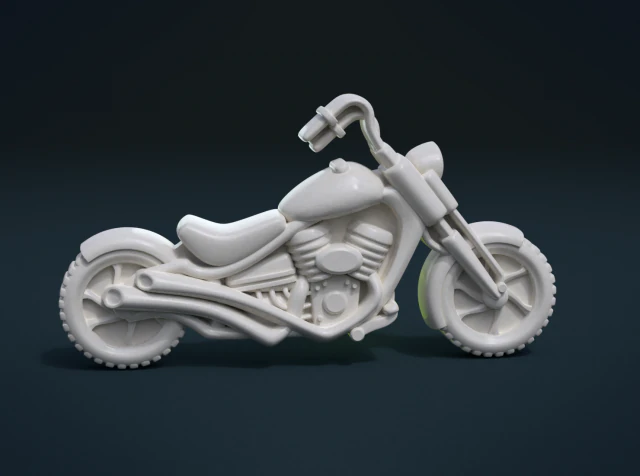 motorcycle 3D Print Model .c4d .max .obj .3ds .fbx .stl .blend 