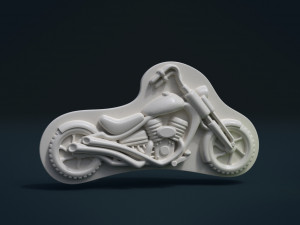 motorcycle 3D Print Model