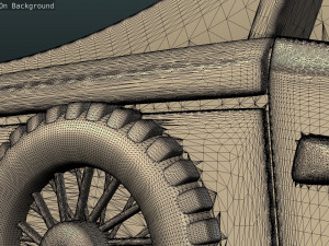 retro car relief Modèles 3D en vedette