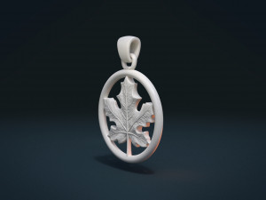 maple pendant 3D Принт Модель
