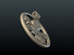 maple pendant 3D Принт Модель