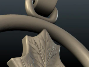 maple pendant 3D Print Model